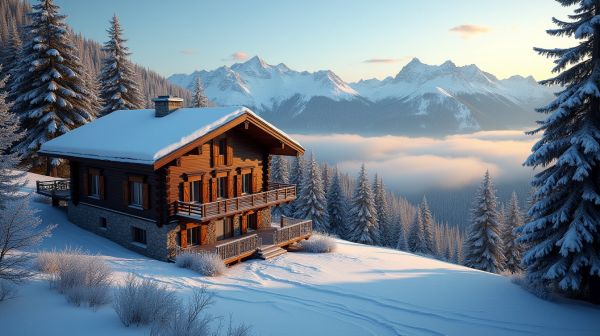 Louer un chalet à Courchevel : les périodes qui partent en premier